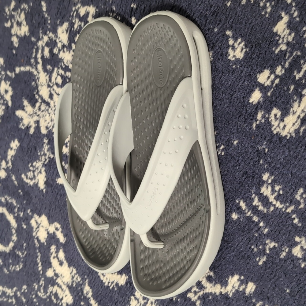 Mens Crocs Literide Size 11 Grey - Picture 2 of 9